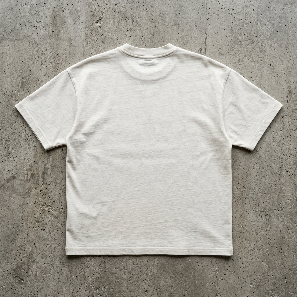 Concrete Script Tee Back
