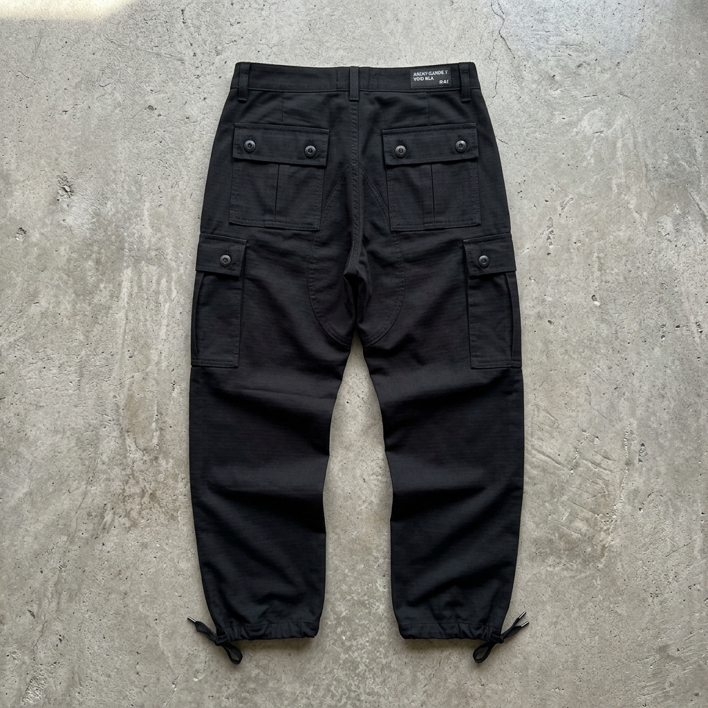 Midnight Cargo Pant Back